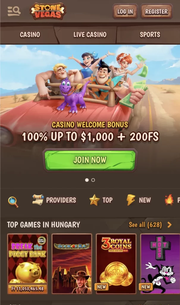 A StoneVegas mobilélményének áttekintése